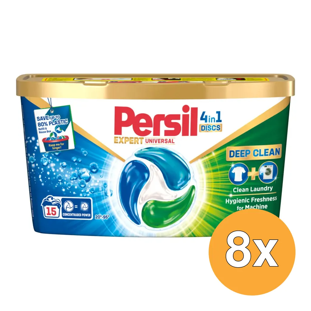 8x Persil Discs Universal (15 stuks)