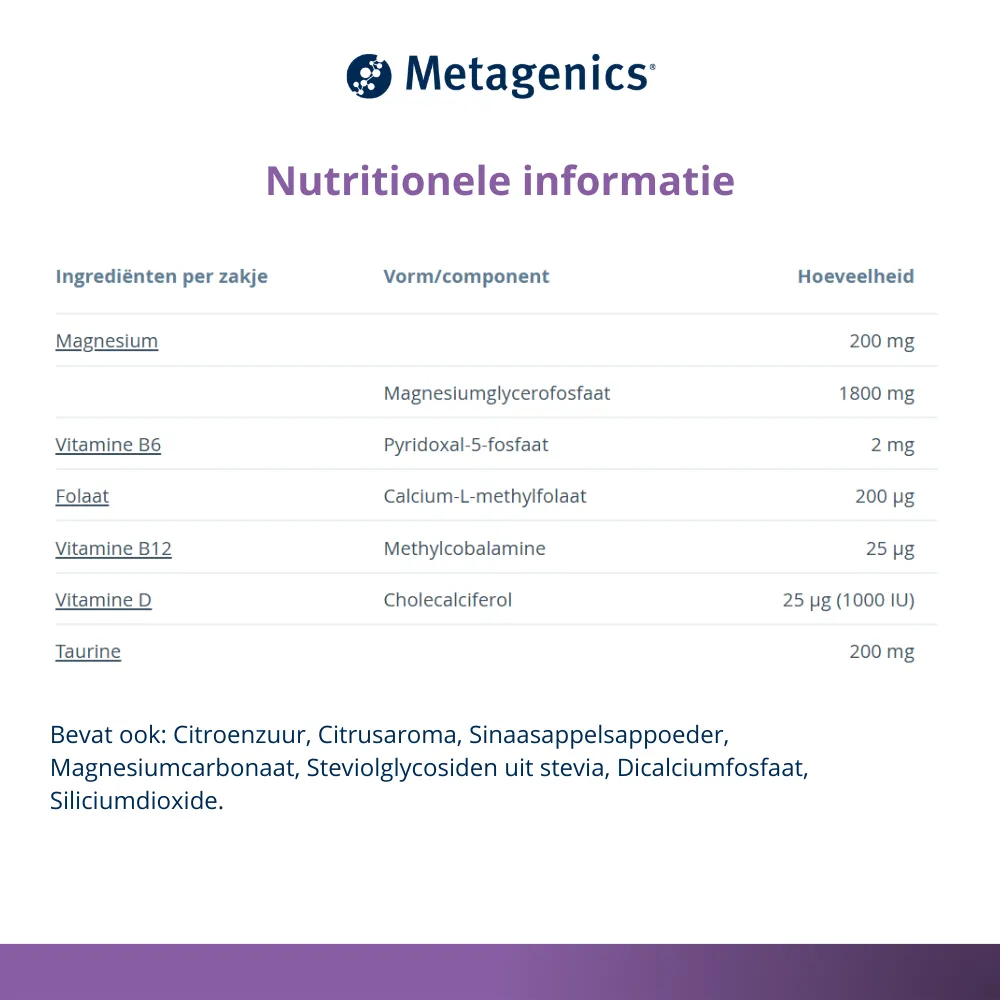Metagenics MetaRelax® (20 zakjes) - image 5