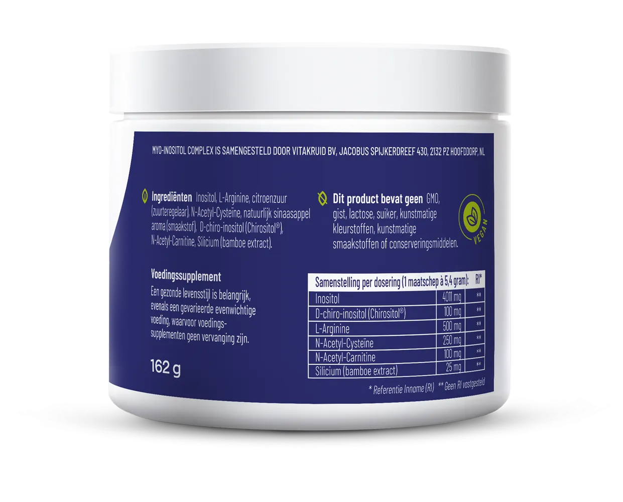 Vitakruid Myo-Inositol Complex (162 gr) - image 2