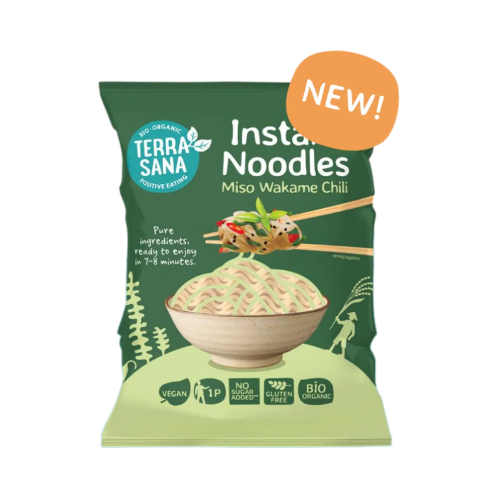 Terrasana Instant Noodles Miso Wakame Chili (90 gr)