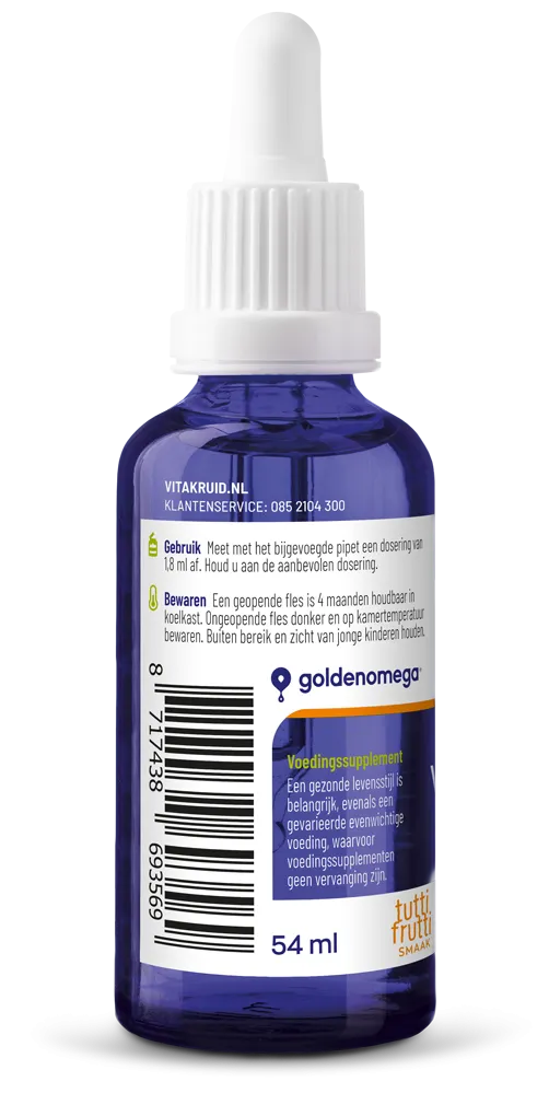 Vitakruid Visolie 1100 TG® Junior (54 ml)