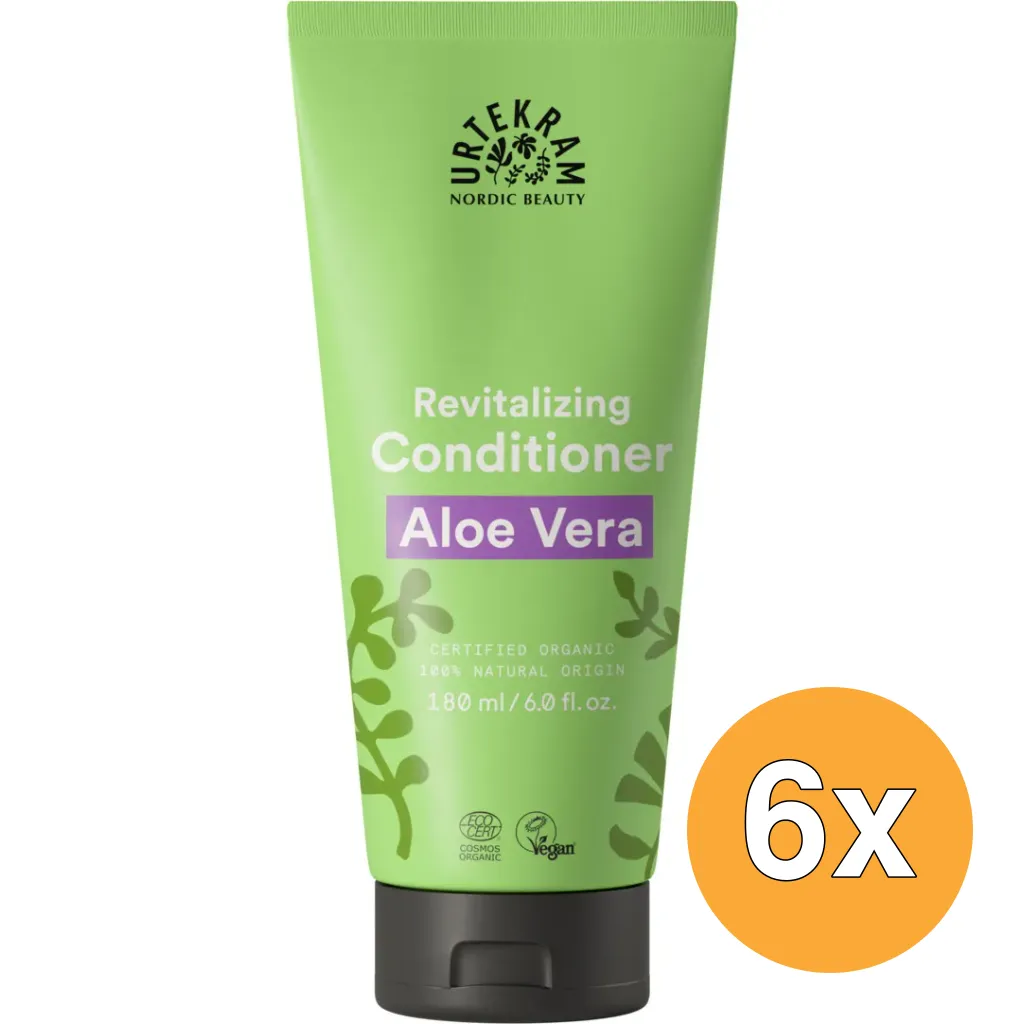 6x Urtekram Conditioner aloe vera (180 ml)