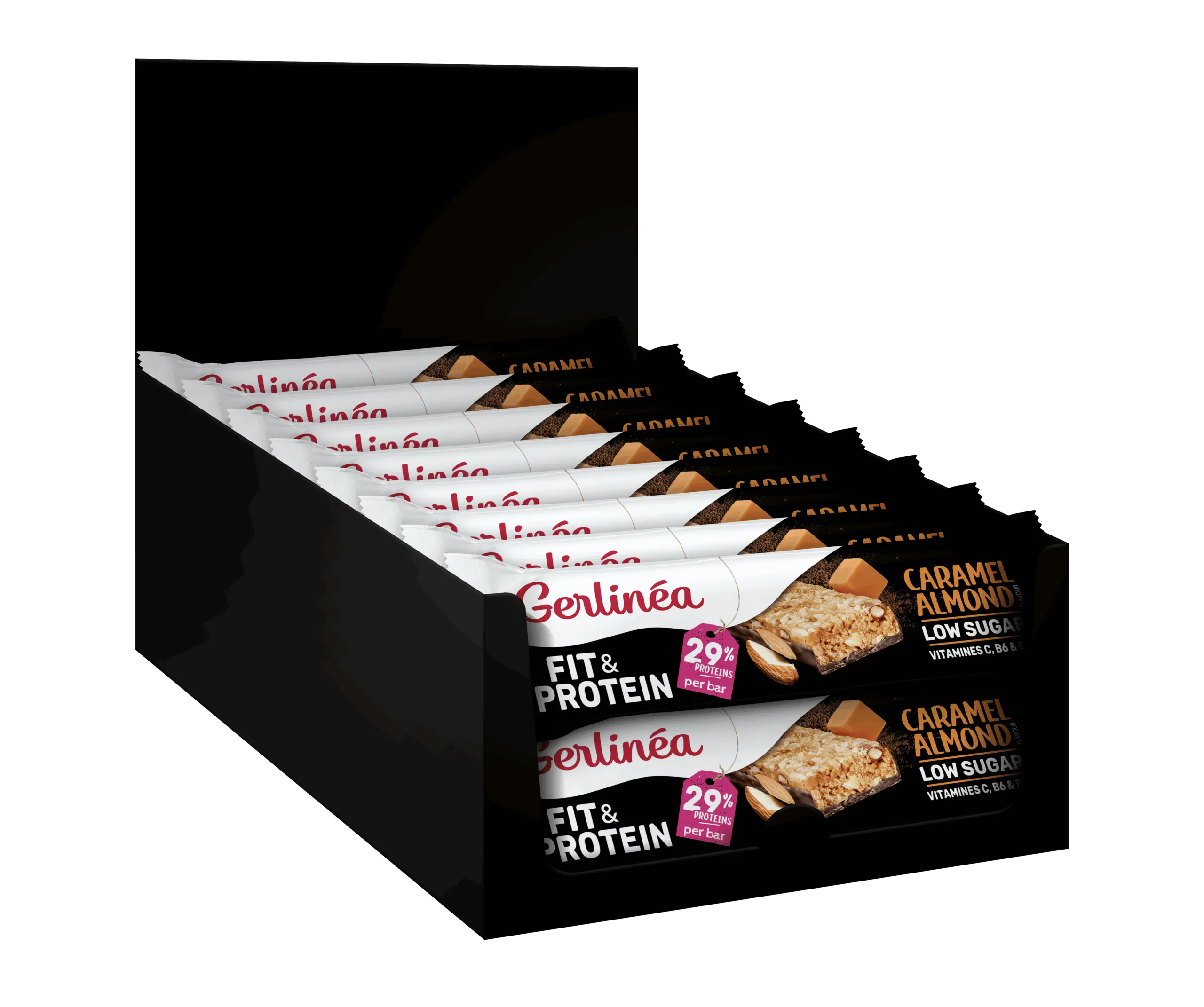 Gerlinea Fit & Protein Caramel Almond Reep (45 gr)