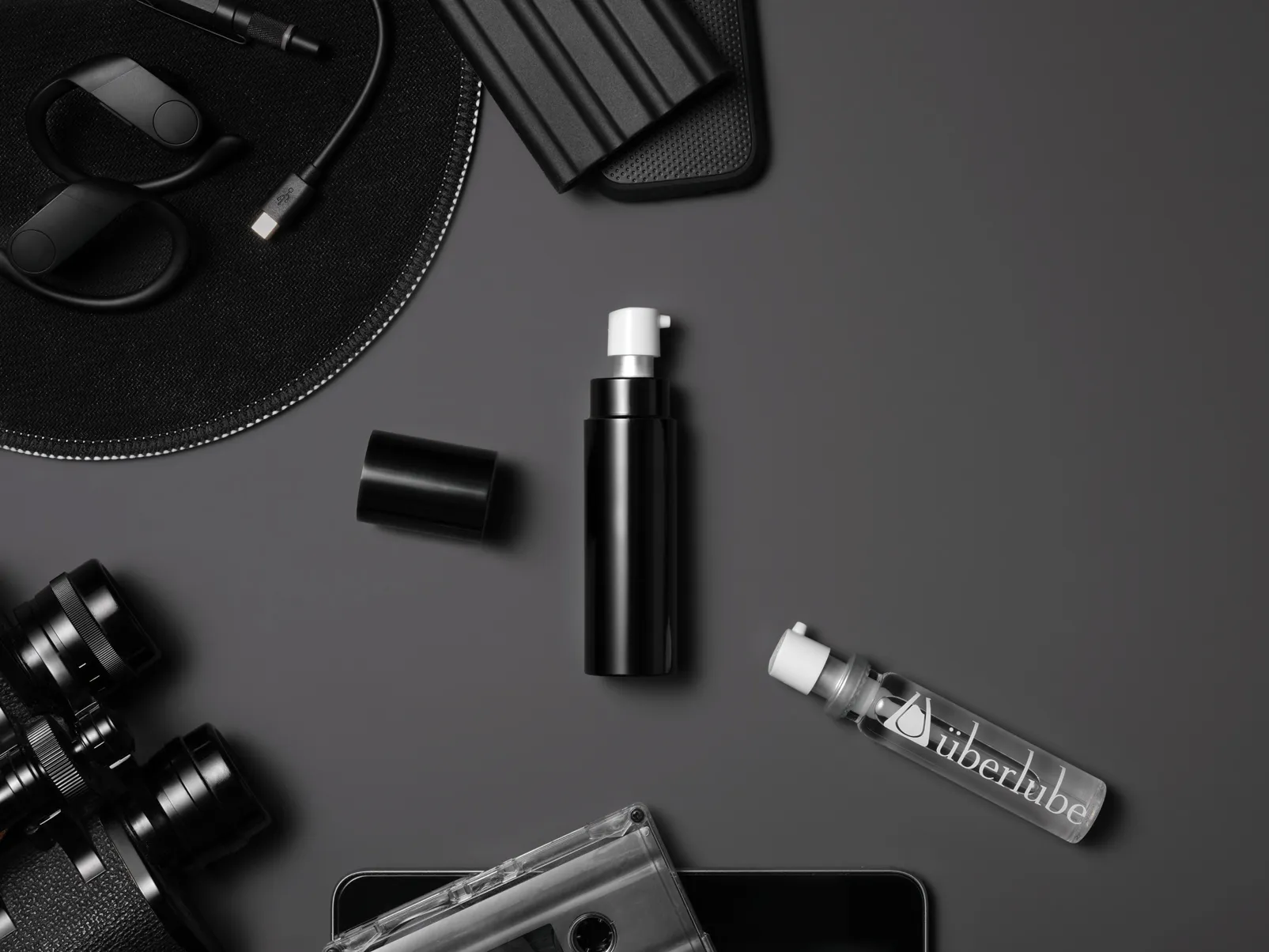 Uberlube Glijmiddel Siliconen - Good-To-Go Zwart (15 ml)