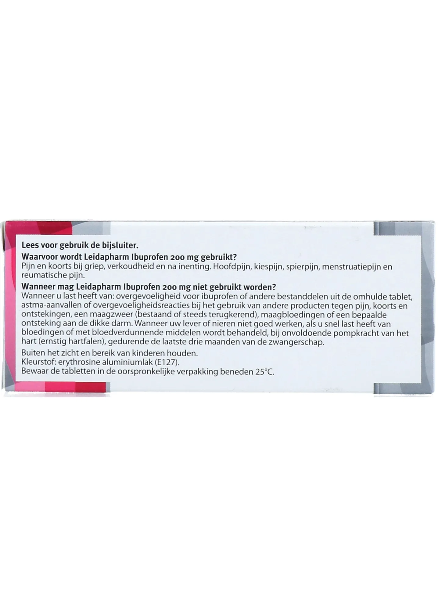 Leidapharm Ibuprofen 200mg (10 tabletten) - image 2