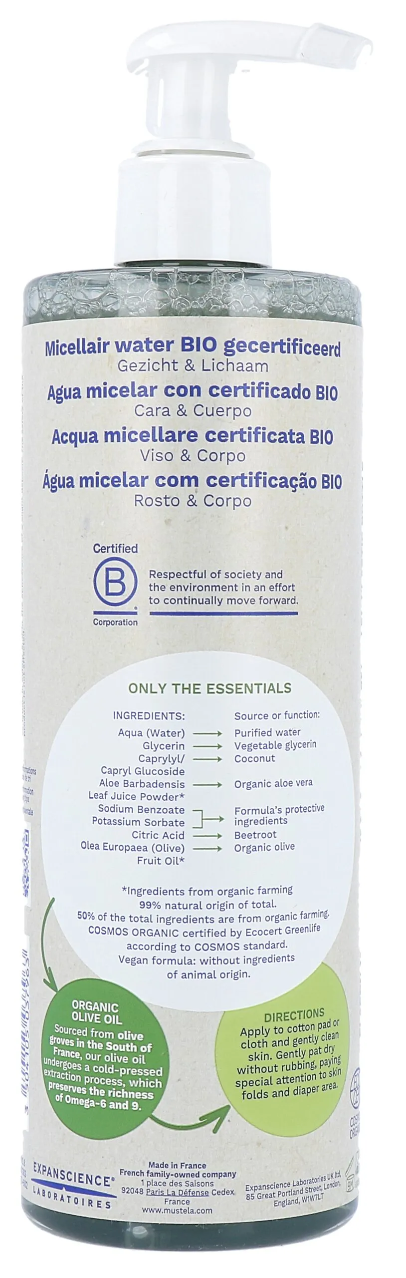 Mustela Bio Micellair Water (400 ml)