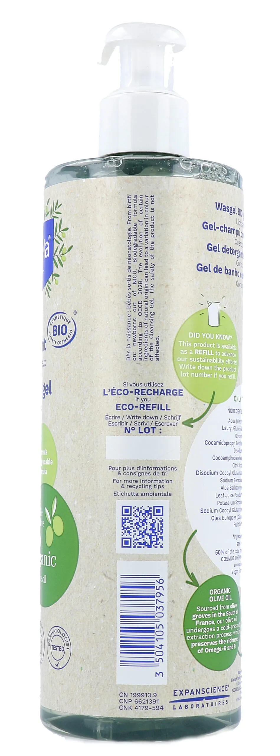 Mustela Bio Wasgel (400 ml)