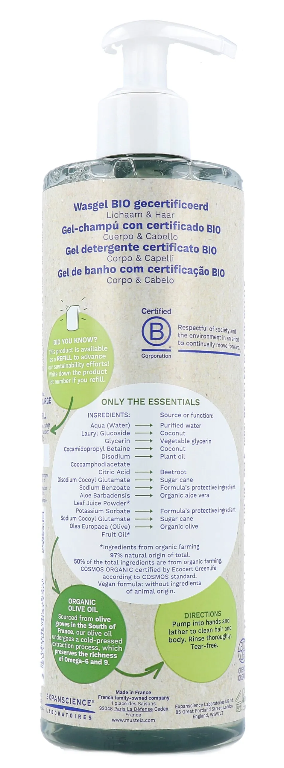 Mustela Bio Wasgel (400 ml) - image 2