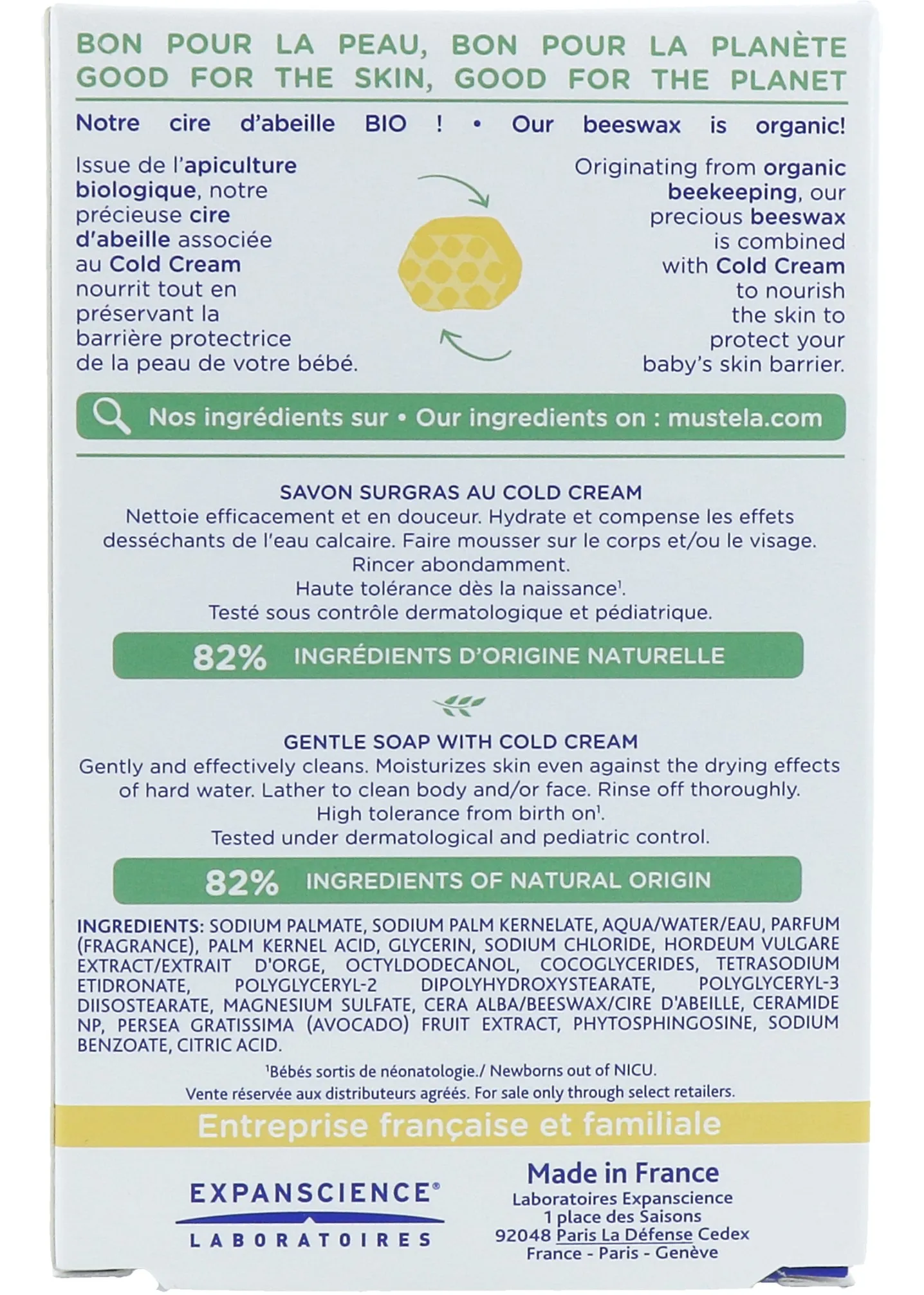 Mustela Zeep Met Cold Cream (100 gr) - image 2