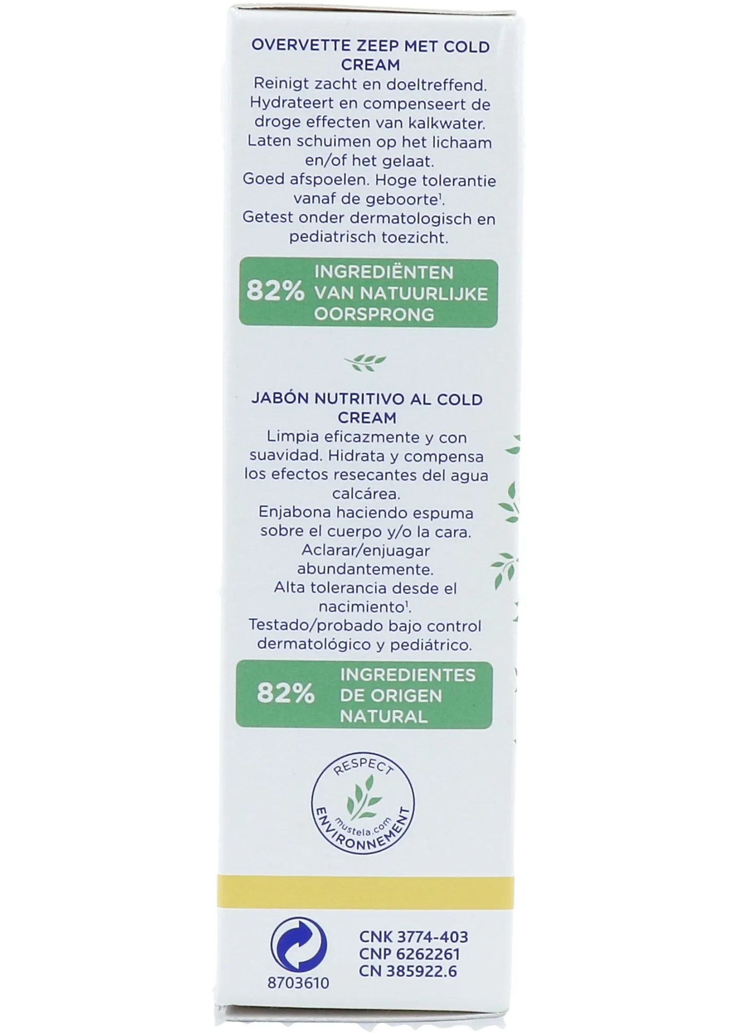 Mustela Zeep Met Cold Cream (100 gr) - image 3