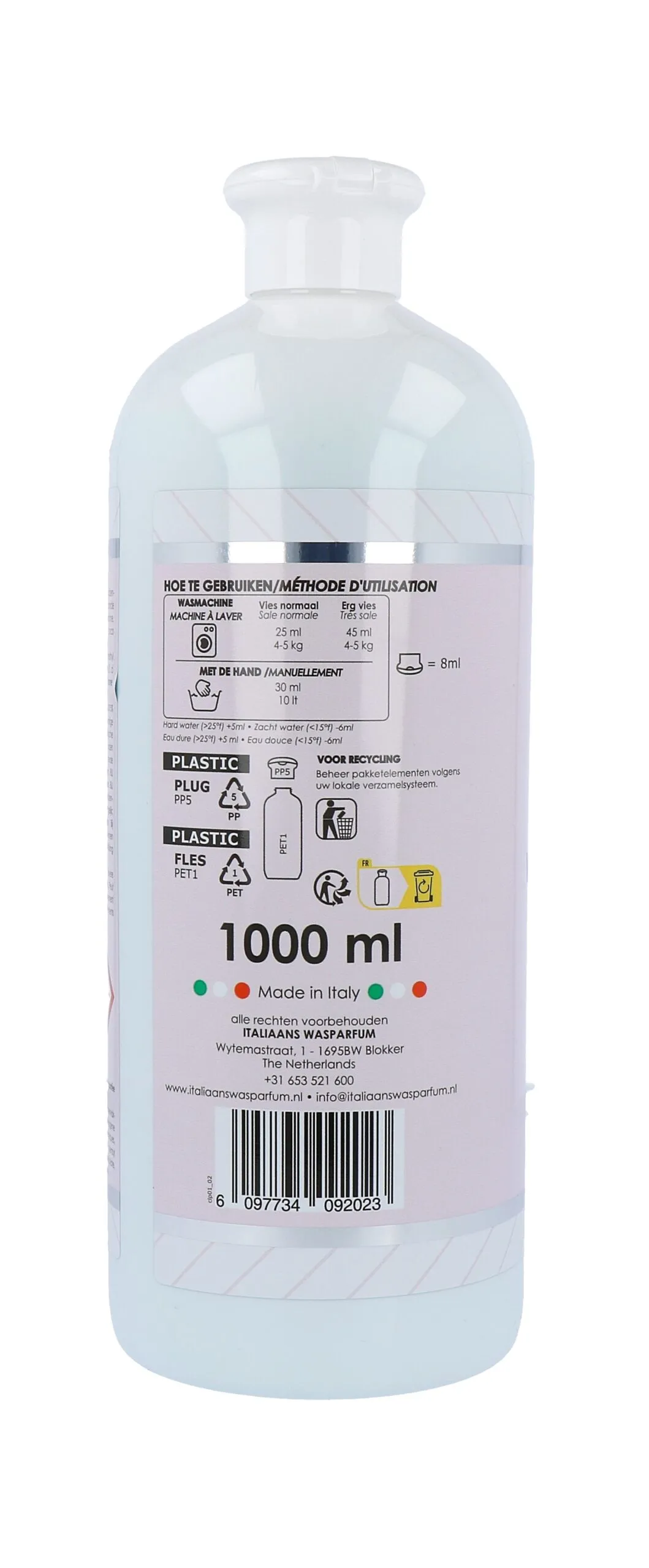 B&B Italiaans Wasmiddel Witte Musk (1000 ml) - image 2