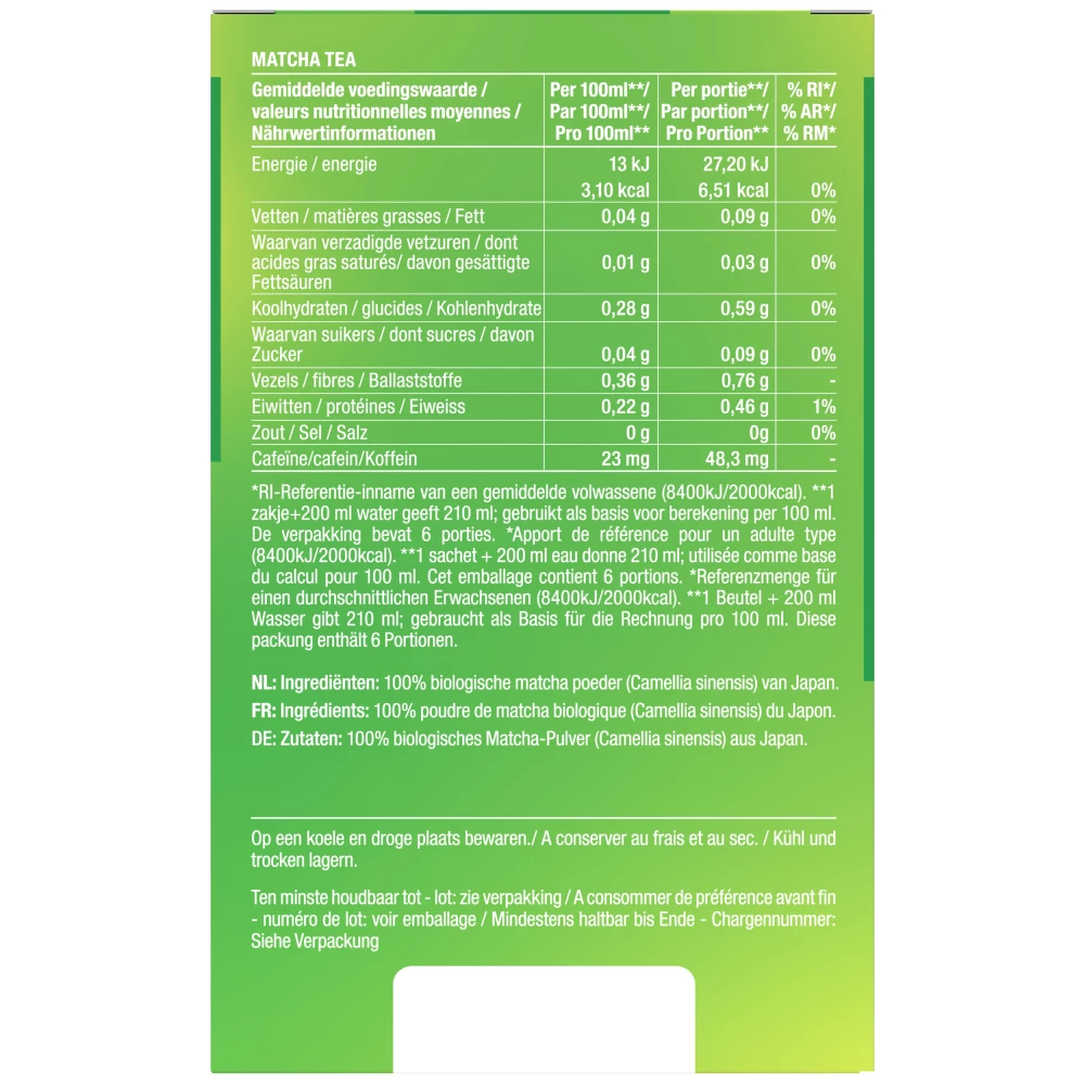 Purasana Matcha tea (12 gr) - image 3