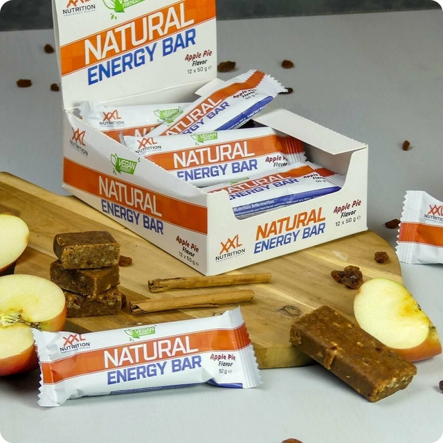 XXL Nutrition Natural Energy Bar Apple Pie (12 x 50 gr)