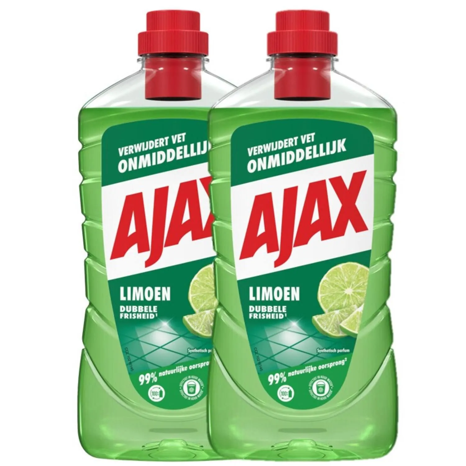 Ajax Allesreiniger Limoen - Multipack (2 x 1000 ml)