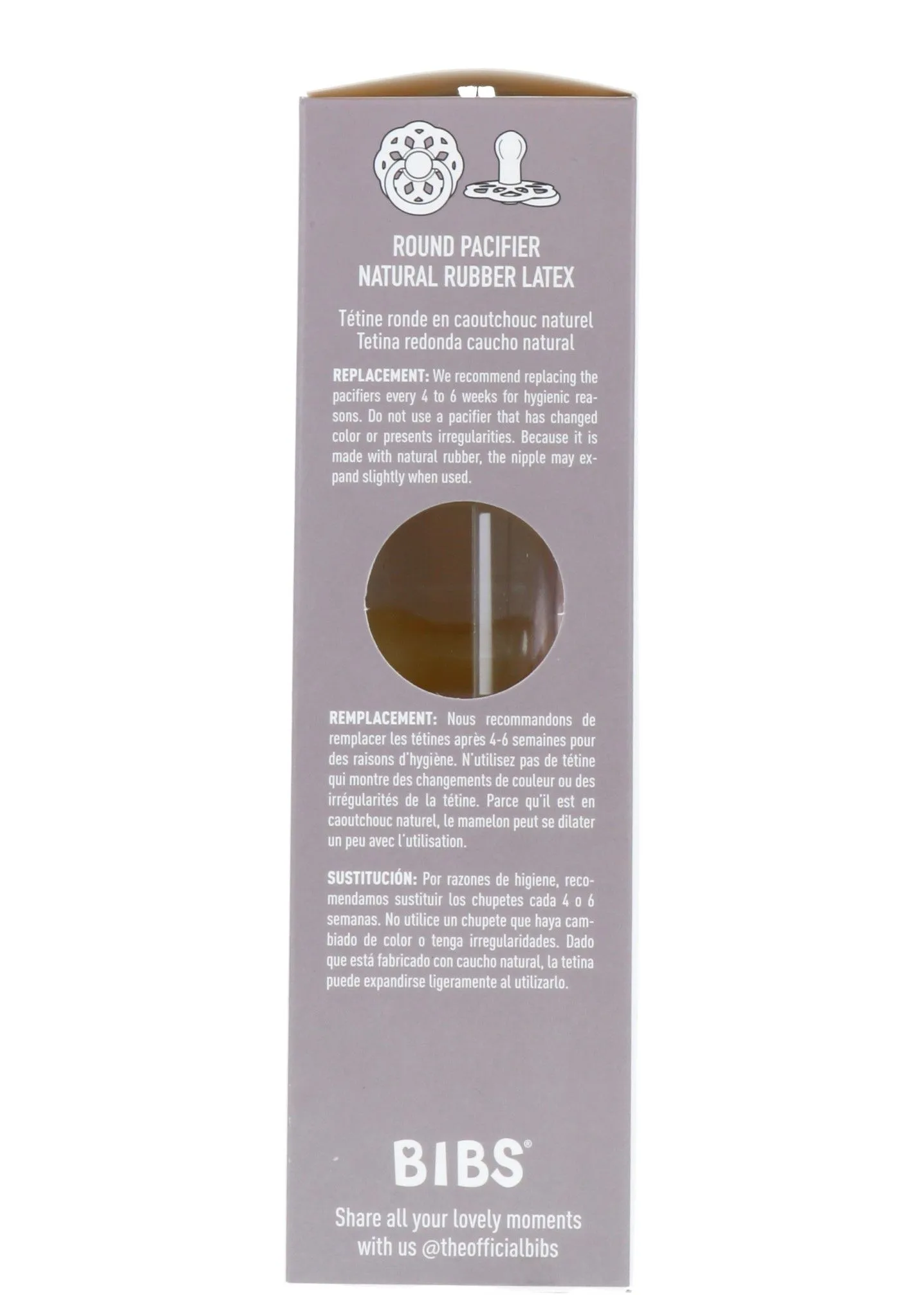 Bibs Fopspeen Maat 2 Blossom Lila (2 stuks) - image 2