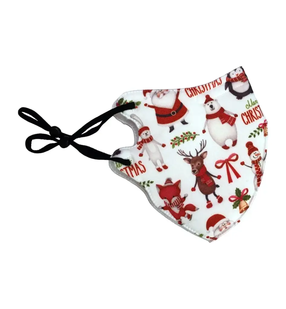 Huismerk Kerst Mondmasker Assorti (1 stuk)