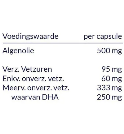 Arctic Blue Omega 3 Algenolie DHA (60 capsules) - image 2