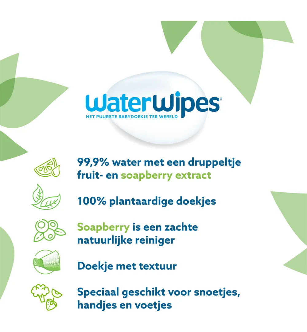WaterWipes Snoetendoekjes 9-pak (540 stuks)