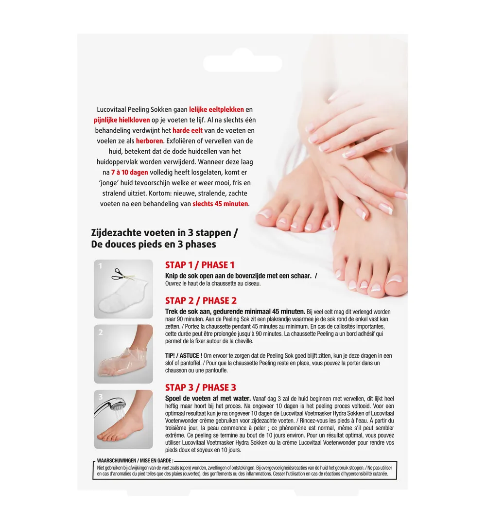 Lucovitaal Peeling Sokken (1 paar)
