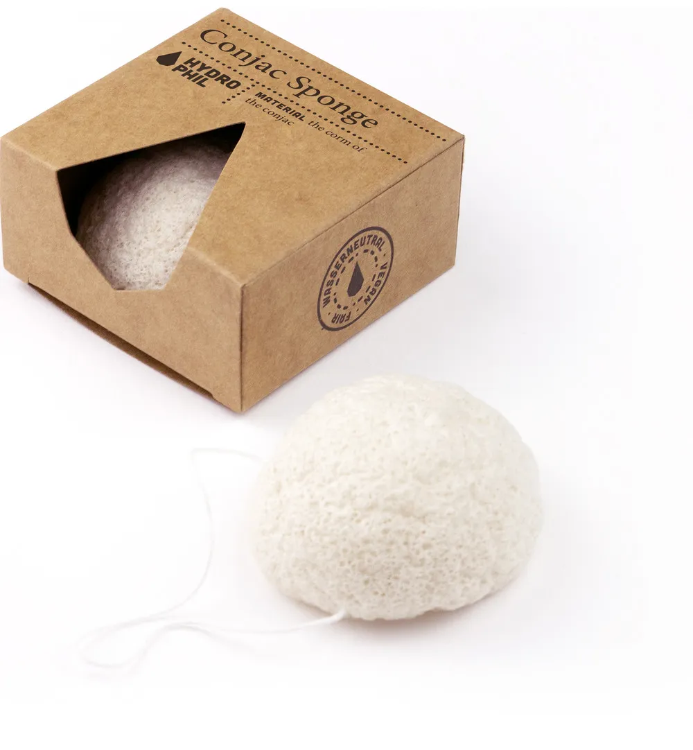 Hydrophil Konjac Spons 100% Plantaardig (1 stuk)