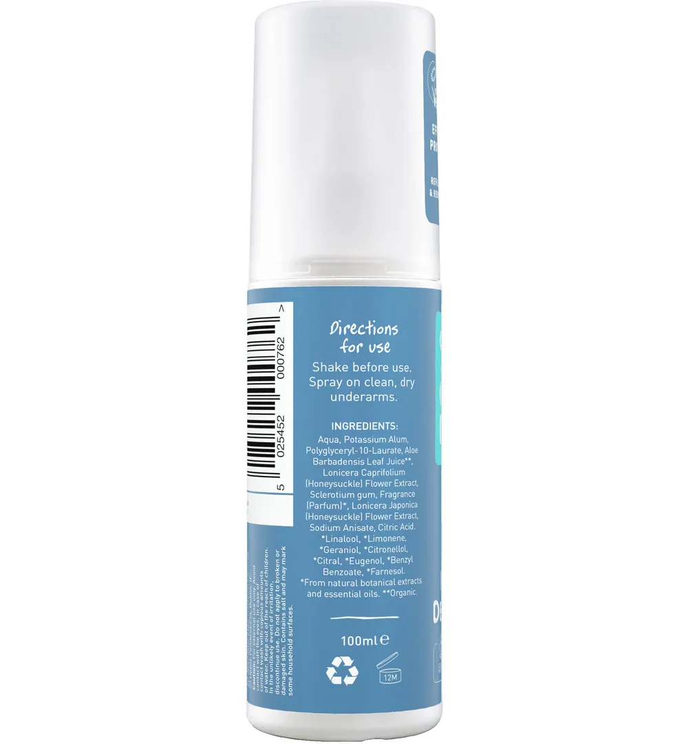 Salt Of The Earth Natural Deodorant Spray, Ocean & Coconut (100 ml)