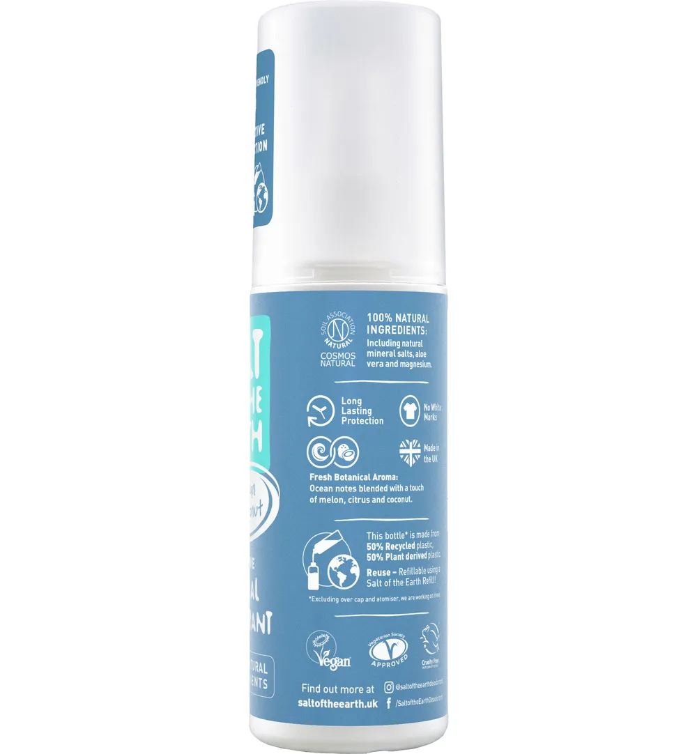 Salt Of The Earth Natural Deodorant Spray, Ocean & Coconut (100 ml) - image 2