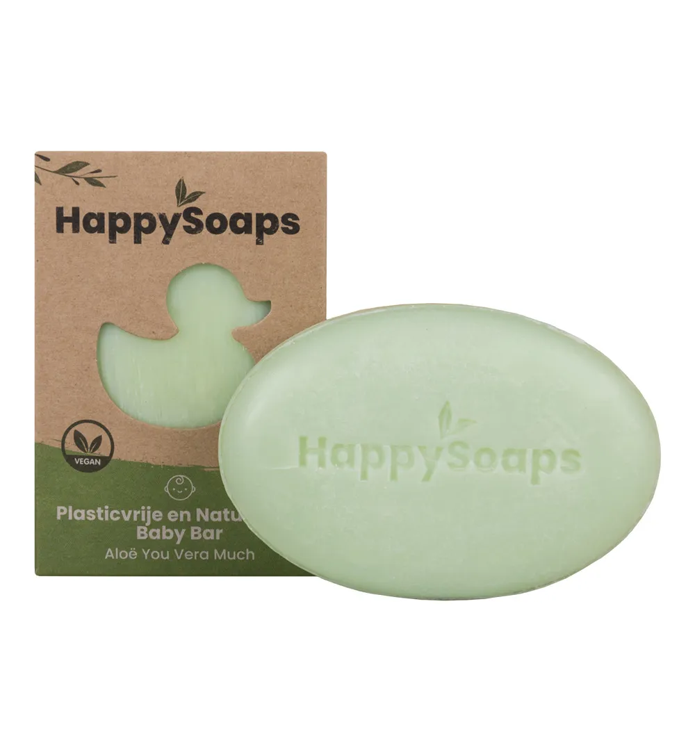 Happysoaps Baby Shampoo & Body Wash Aloe You Very Much (80 gr)
