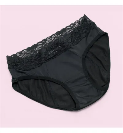 Cheeky Wipes Menstruatie ondergoed Feeling Pretty zw maat 36-38 (1 stuk)