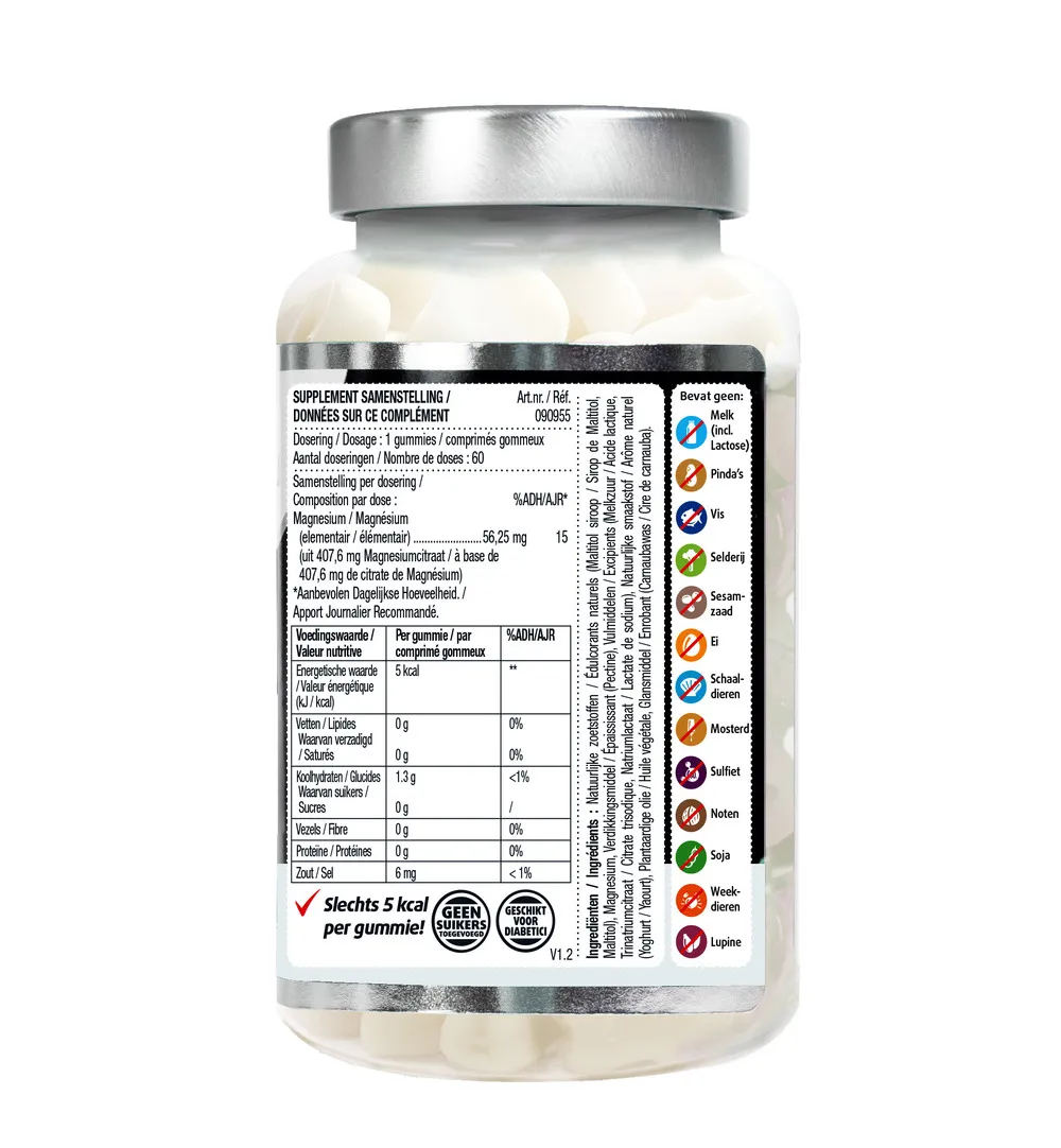 Lucovitaal Magnesium Citraat (60 gummies) - image 2