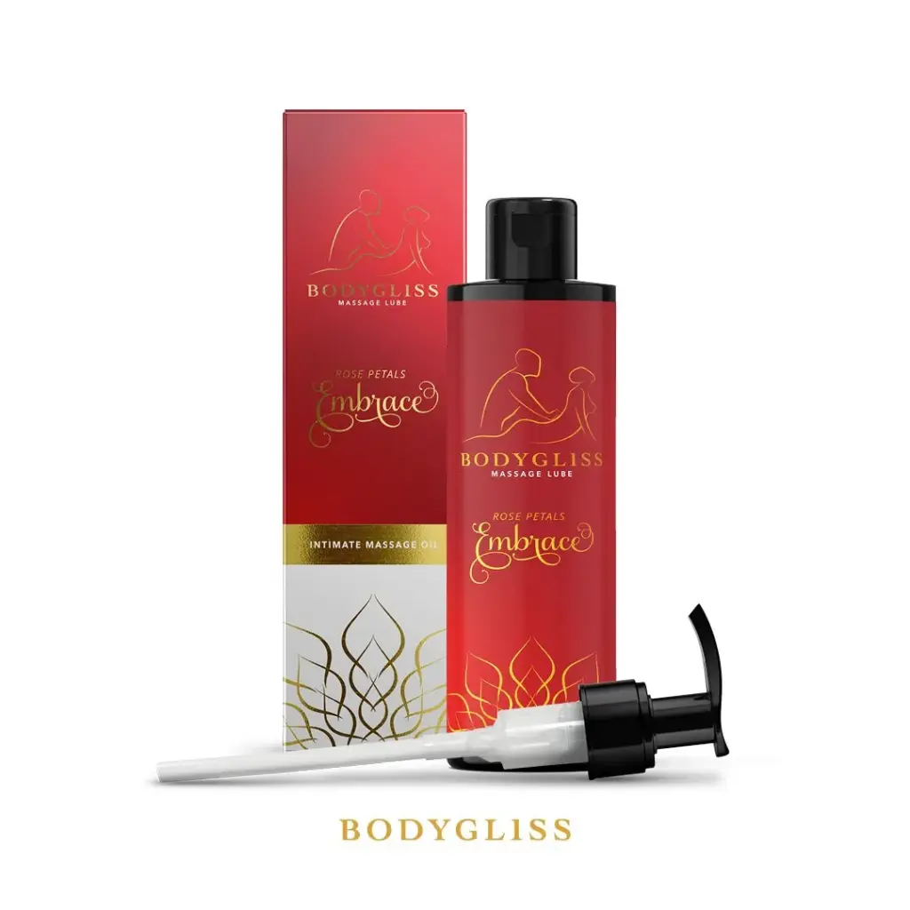 BodyGliss Silky soft massageolie rose petal (150 ml)