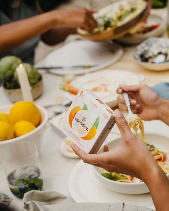 Waterdrop Microdrink Ice Tea Bruistablet Peach (12 stuks)