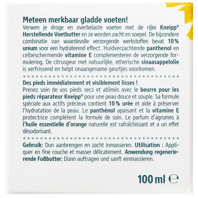 Kneipp Foot care voetbutter calendula sinaasappelolie (100 ml) - image 3