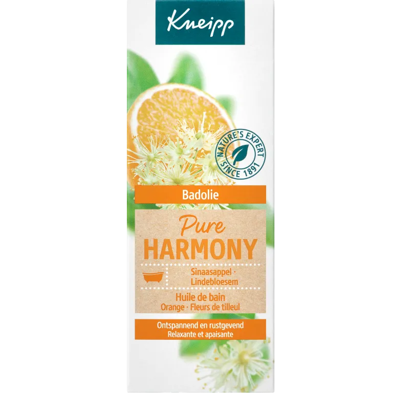 Kneipp Badolie oranje lindebloesem pure harmony (100 ml)