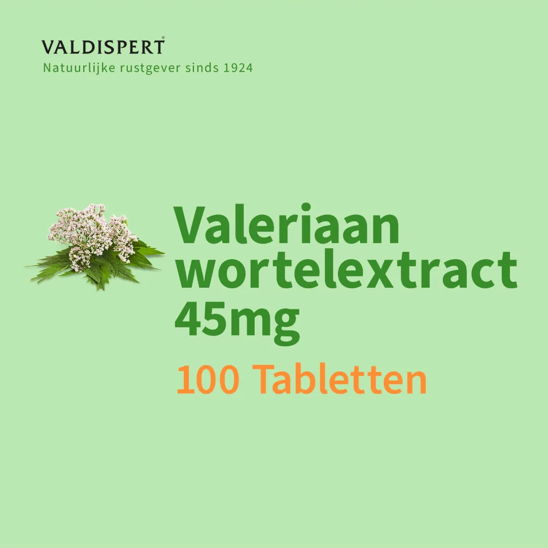 Valdispert 45mg valeriaan extract (100 dragees)
