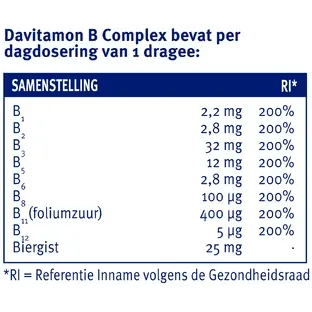 Davitamon Vitamine B Complex Forte (200 Stuks) - image 2