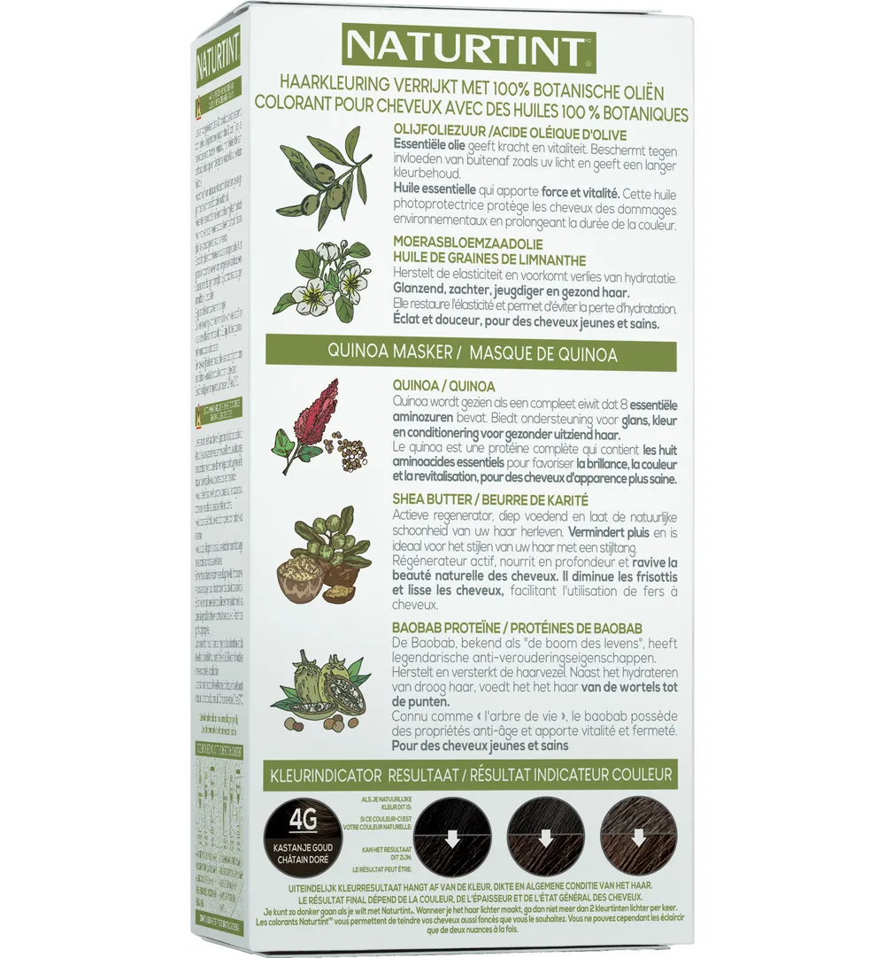 Naturtint 4G Kastanje goud (170 ml)