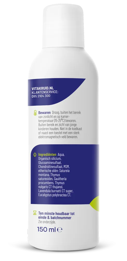 Vitakruid GlucoSil Glucosamine Chondroitine MSM Silicium Gel (150 ml) - image 2