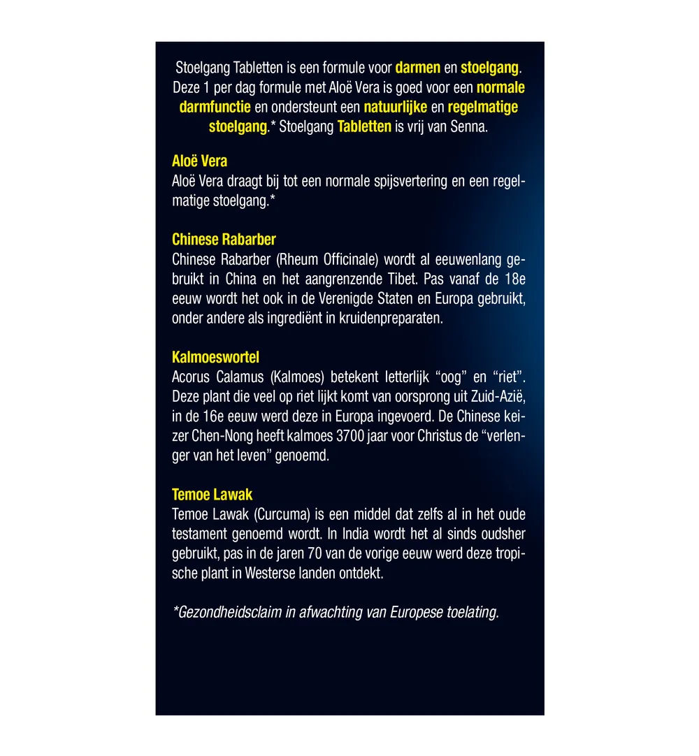 Lucovitaal Stoelgang Sennavrij (60 tabletten) - image 5
