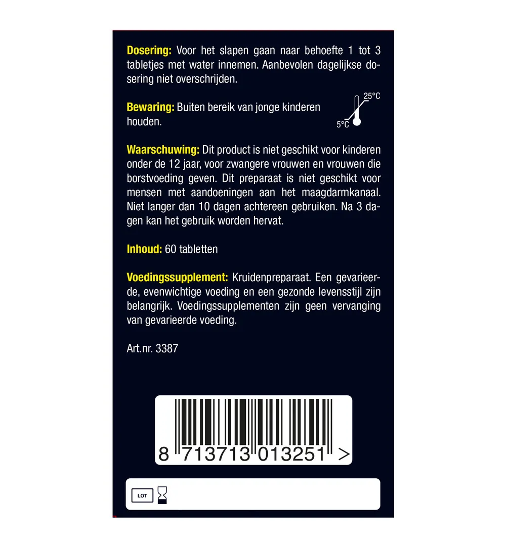 Lucovitaal Stoelgang Sennavrij (60 tabletten) - image 6