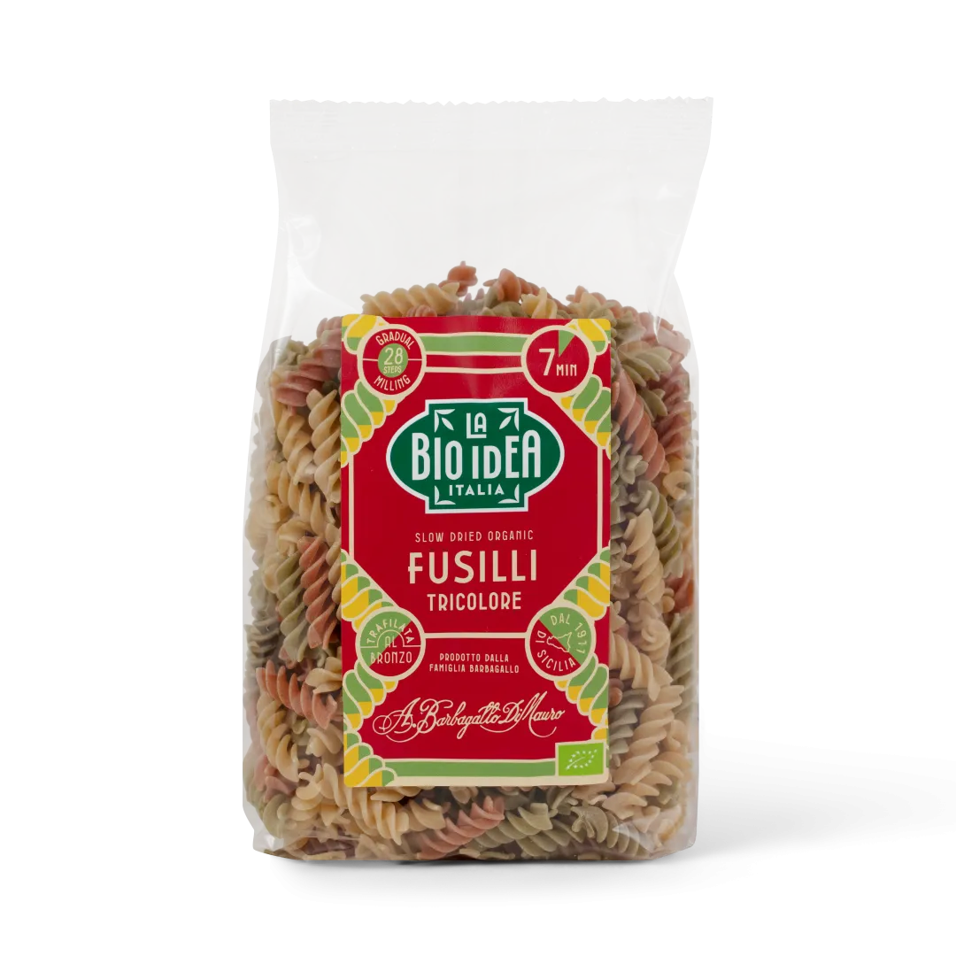 La Bio Idea Fusilli Tricolore Spirelli Bio (500 gr)