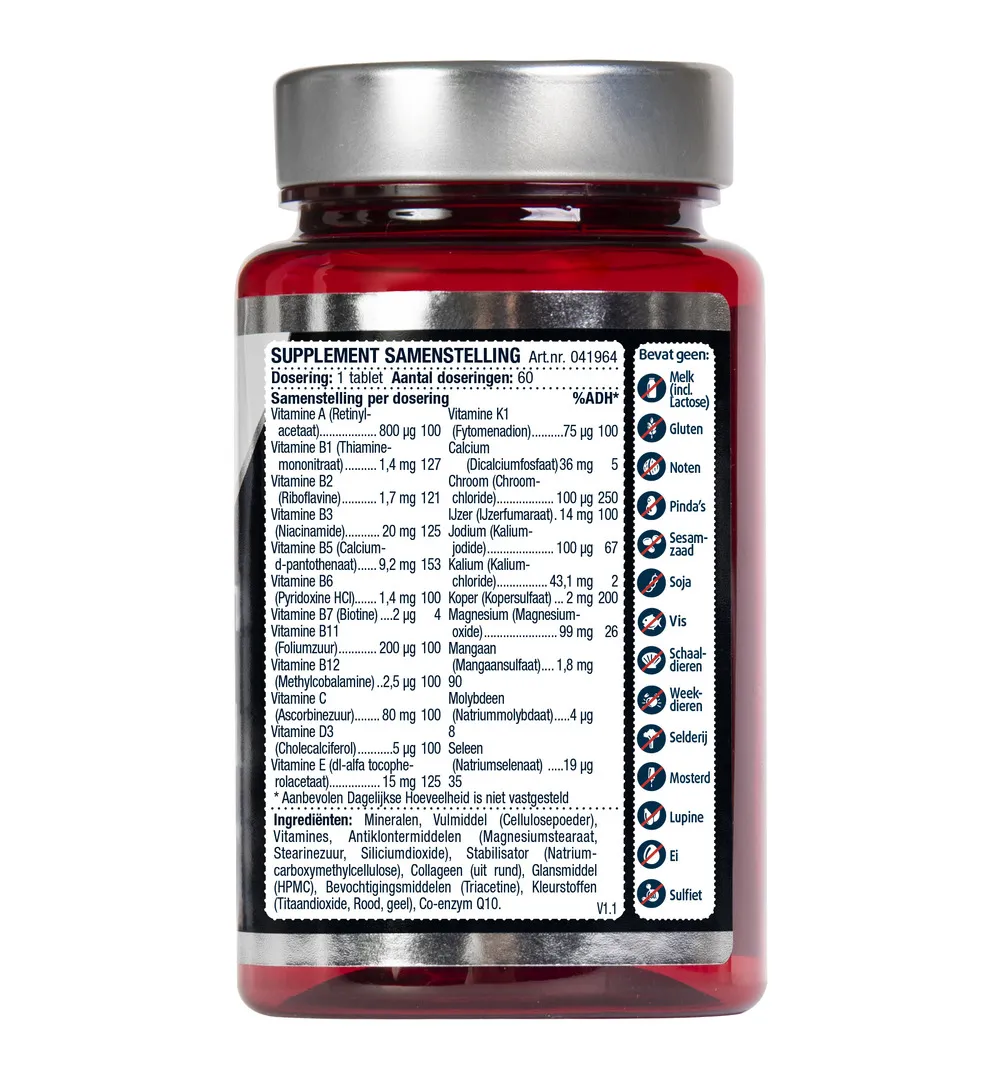 Lucovitaal Collageen Multi Vitamine Compleet (60 tabletten)