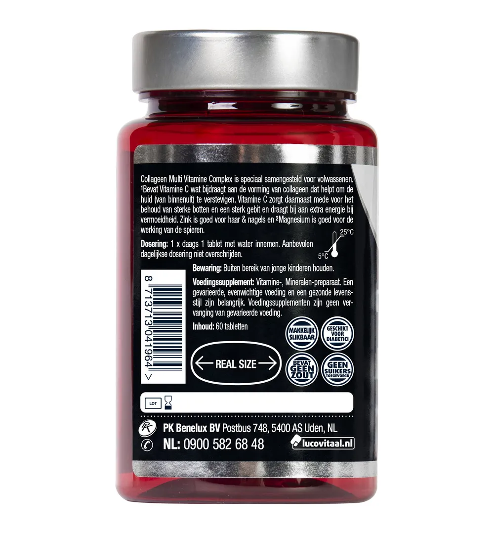 Lucovitaal Collageen Multi Vitamine Compleet (60 tabletten) - image 3