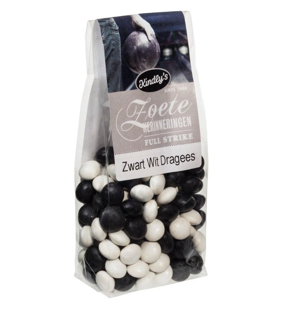 Kindly's Zwart wit dragee zoete herinneringen (170 gr)