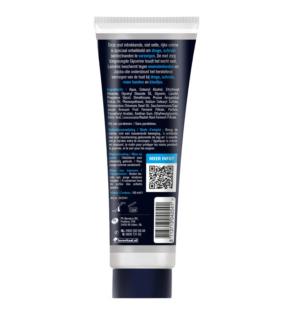 Lucovitaal Winterhanden Crème (100ml)