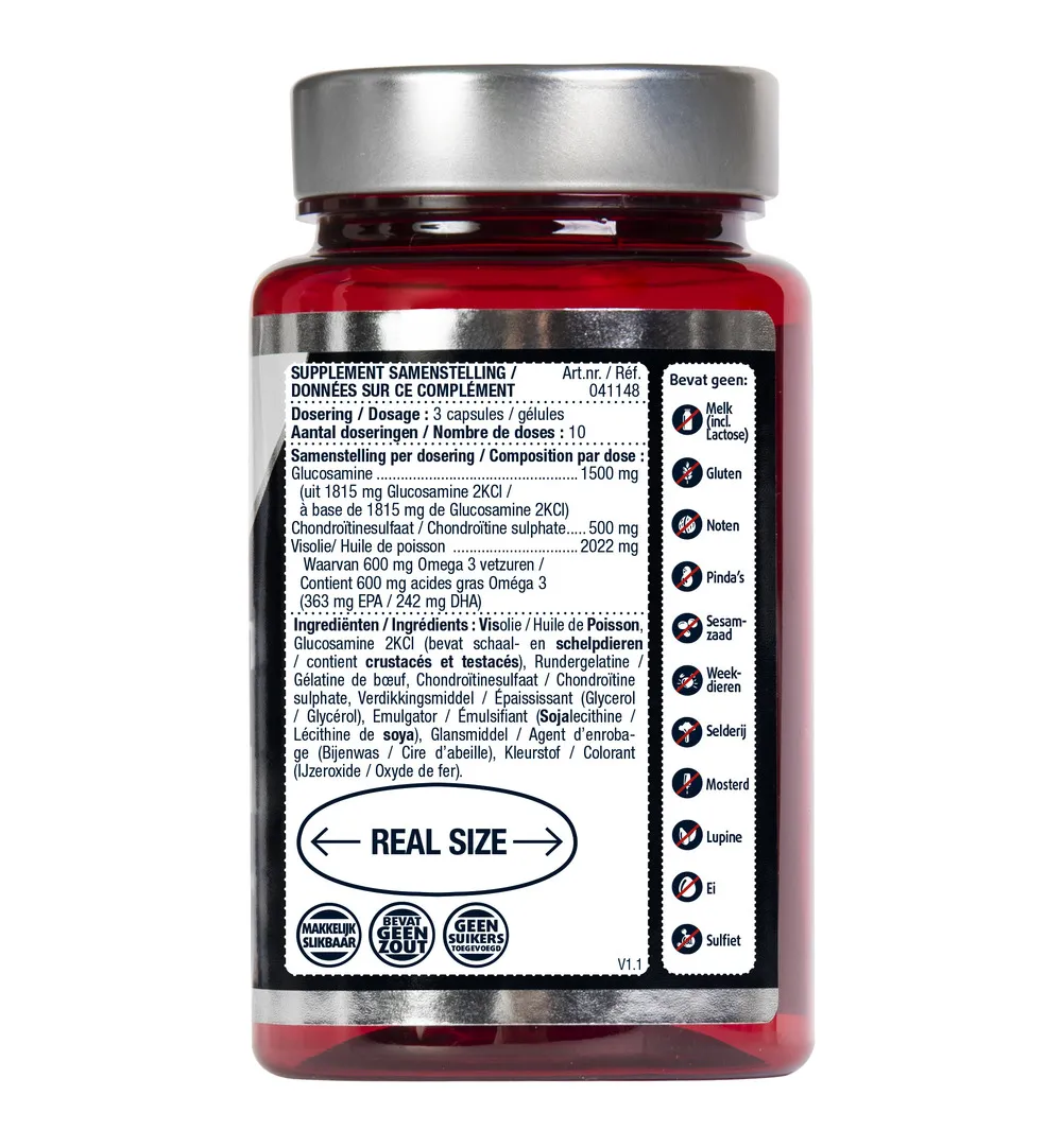 Lucovitaal Glucosamine Chondroïtine Visolie (30 capsules)