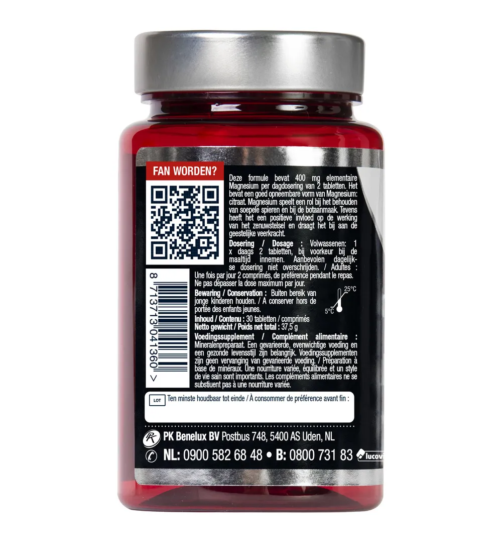 Lucovitaal Magnesium Citraat 400mg (30 tabletten) - image 3