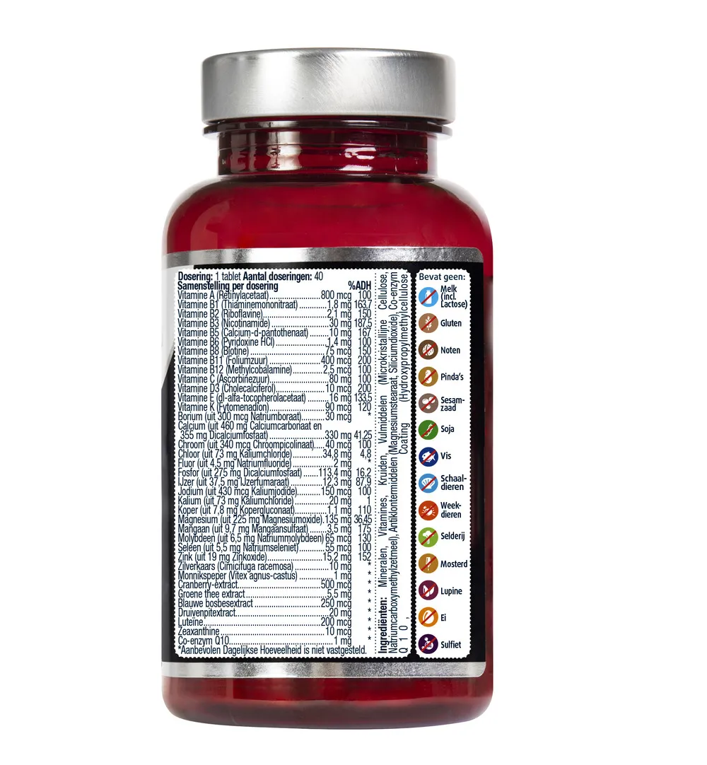 Lucovitaal Multi+ Compleet Vrouw (40 tabletten)