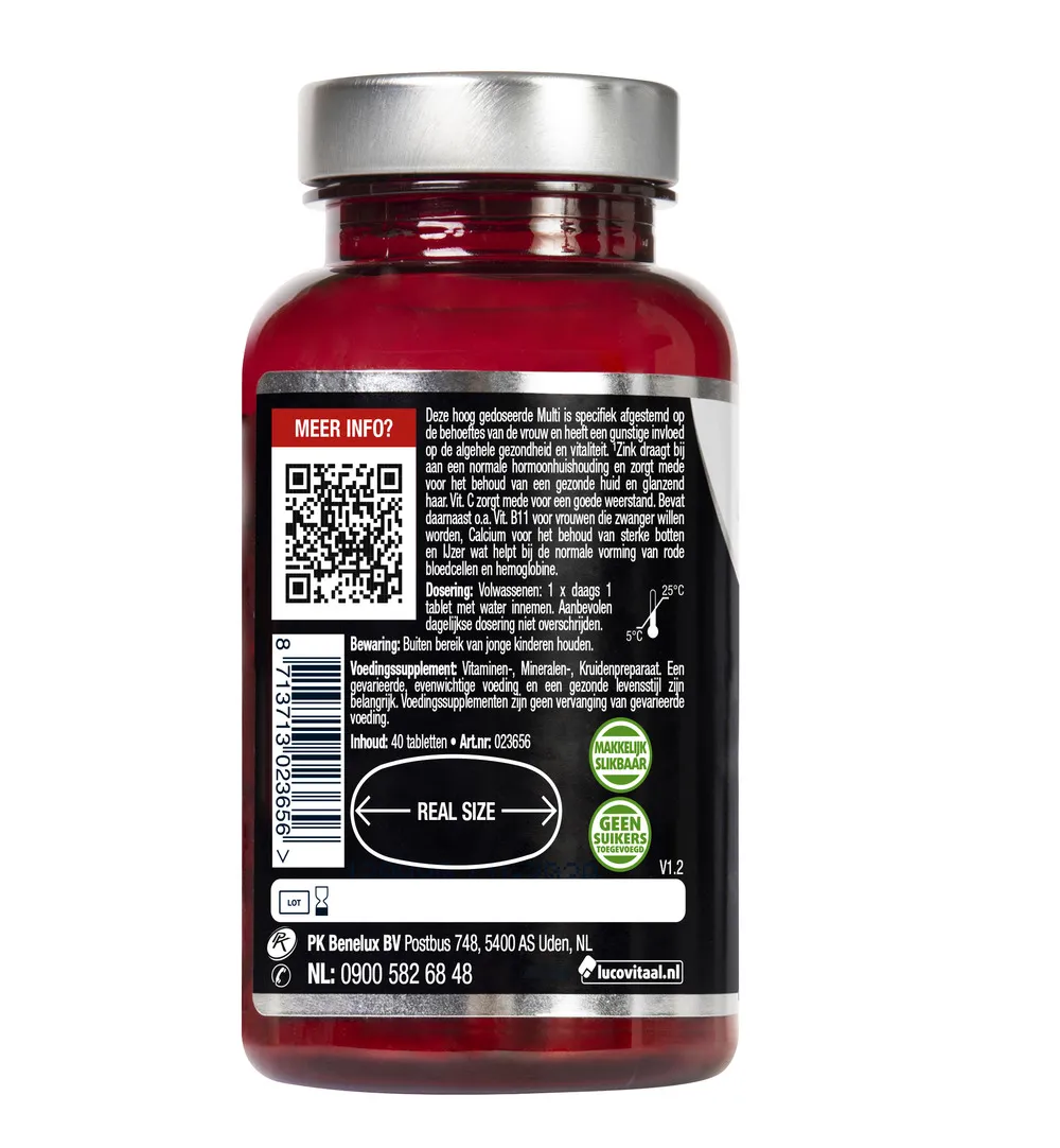 Lucovitaal Multi+ Compleet Vrouw (40 tabletten) - image 3