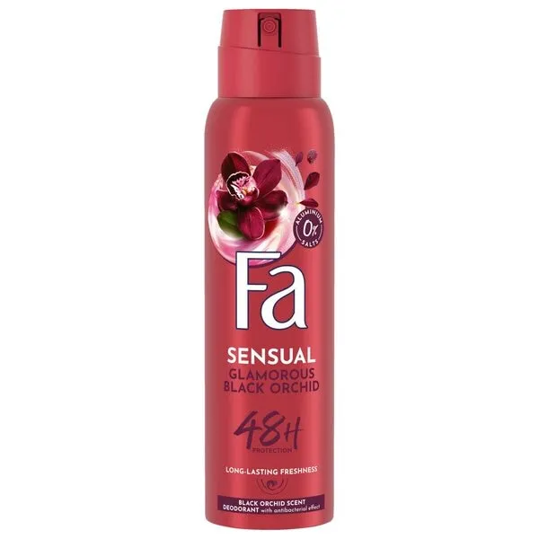 Fa Sensual Glamorous Black Orchid Deodorant Spray (150 ml)