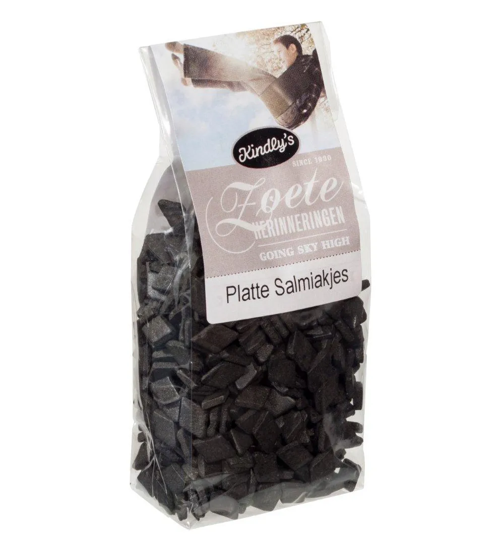 Kindly's Platte salmiak zoete herinneringen (130 gr)
